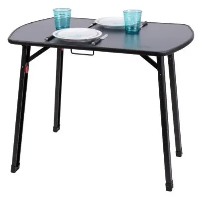 Mesa camping plegable Negra/Gris Camp4 90x60cm