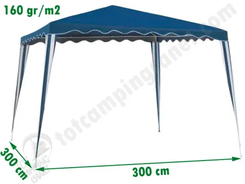 VELADOR 3×3 AZUL POLIÉSTER 160gr/m2