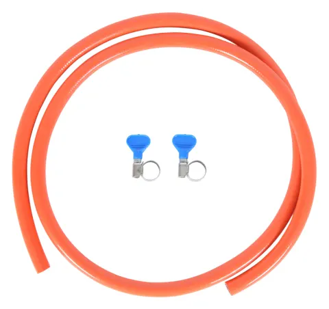 Obelink manguera de gas con abrazaderas – 1,5 m