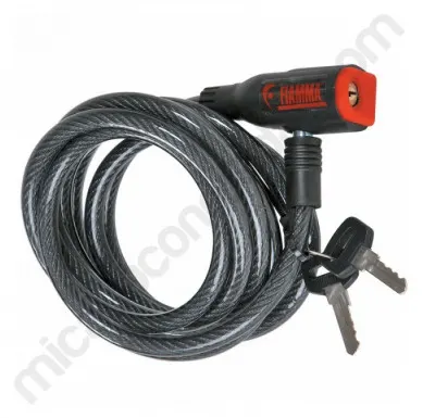 Cable antirrobo para Portabicis y Portamotos CABLE-LOCK