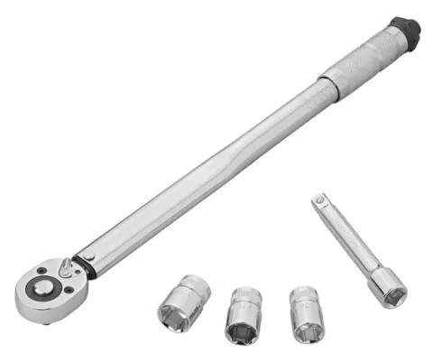 Llave acero de vasos 17/19/21mm con caja para guardar.