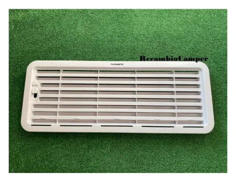 Rejilla Exterior Inferior Dometic LS200.Color Blanco. Con Logo