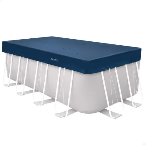 Cobertor piscina rectangular todo el año deluxe 3,89×1,89 m