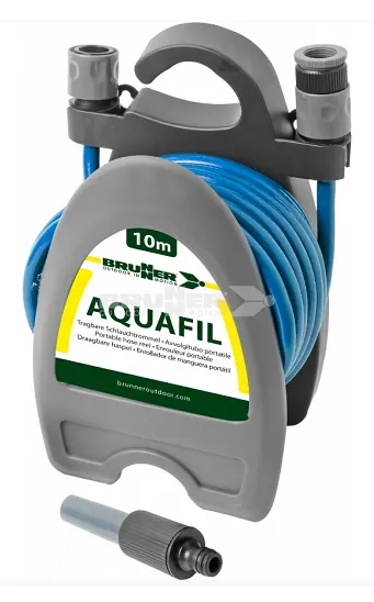 Manguera con enrollador portátil Brunner Aquafil