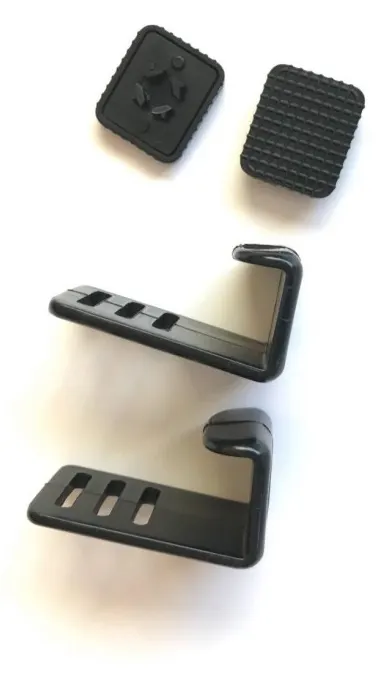 2 Clips y 2 Almohadillas Recambio Espejos Milenco Mgi