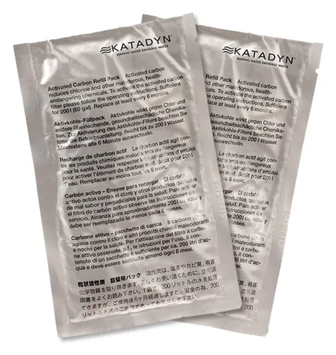 Pack 2 recambios carbón activo para filtro purificador Katadyn Combi CARBON REPLACEMENT PACK