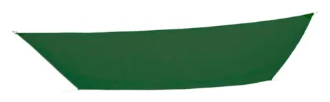 Toldo vela rectangular color verde | Comprar online