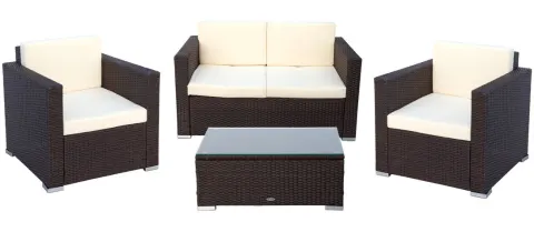 Muebles de jardín y terraza 4 personas | Muebles de jardín