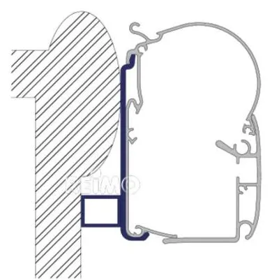 Adaptador PW Knaus C-Liner 550 cm