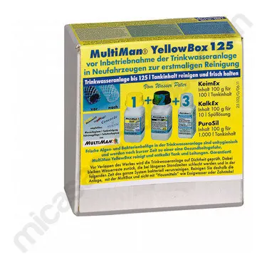 Kit de limpieza de depósitos y tuberías de agua – 3 tratamientos