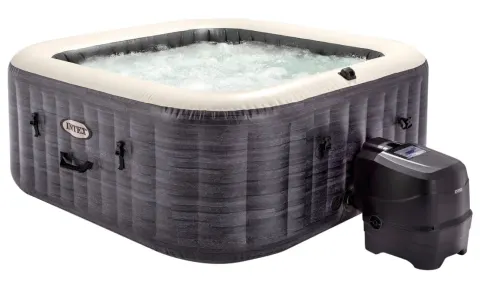 INTEX Spa hinchable Greystone Deluxe 4 personas 175×175 cm filtro S1