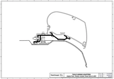 Adaptador Para Omn. 6002/6900, Versión Plana, Ducato