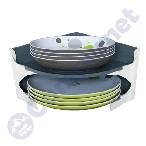 Sujeta platos esquinero