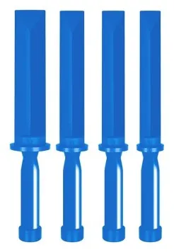 Set de rascadores de hielo de plástico de 4 piezas