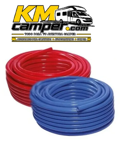 Manguera roja y azul 10 mm (rollos 50 metros)