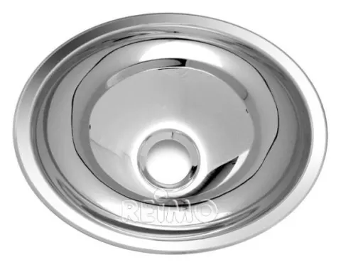 Lavabo oval acero inoxidable 340MM