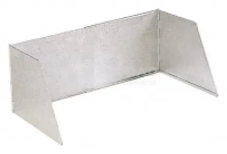 Protector contra llamas de aluminio extensible altura 24 cm