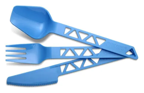 Primus Lightweight Trailcutlery Tritan Azul – Set de cubiertos
