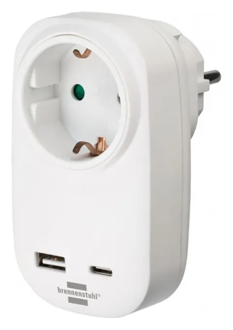 Brennenstuhl enchufe adaptador con USB-C Power Delivery