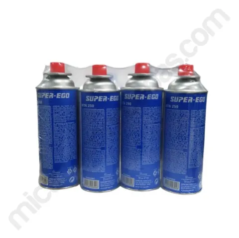 Cartucho Gas para cocina Camping – (Pack 4 unidades)
