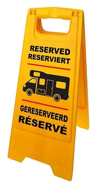 PPS Señal Parcela Reservada Autocaravana