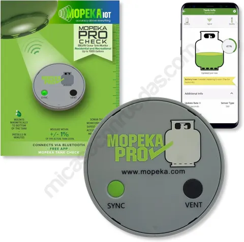 Mopeka Pro Check – Sensor de nivel de gas Bluetooth