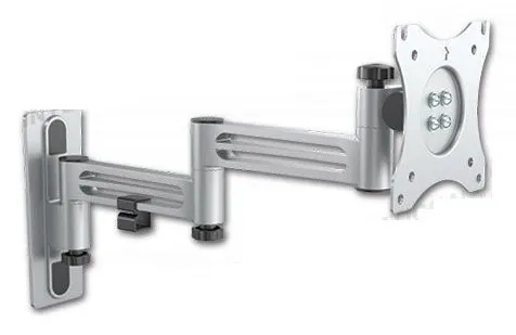 Soporte de TV LCD de aluminio ANTARION para pared con dos tramos