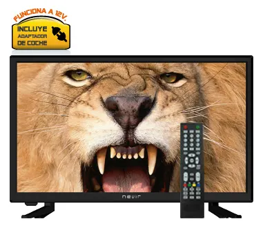 TV LED 20 Negro para Autocaravana