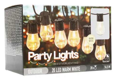 Party Lights 20 LED guirnalda de fiesta