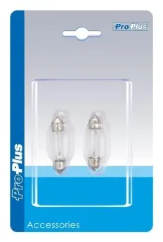 Bombilla para coche 12V 3W SV8,5 11×43, 2 piezas