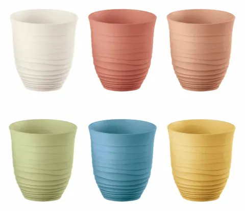 Lote de 6 vasos Tierra GUZZINI