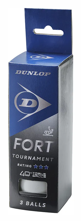 Dunlop Fort Tournament set de 3 pelotas de tenis de mesa