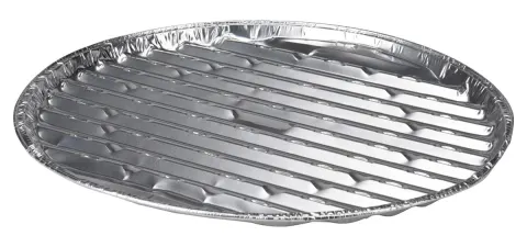 Bandejas grill aluminio Ø 35 cm para barbacoa – 3 piezas