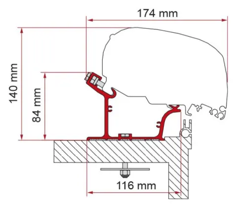 Kit instalación F80/F65 para Adria Caravan (Varias Opciones)