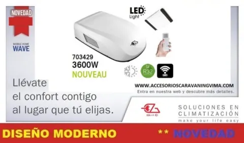 Caravana Across AIRE ACONDICIONADO/BOMBA CALOR