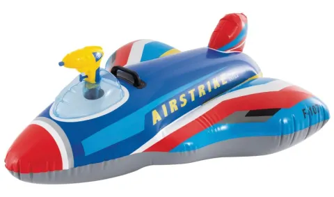 Avión acuático hinchable con pistola de agua