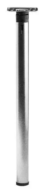 Pata metálica negra altura 67,5cm