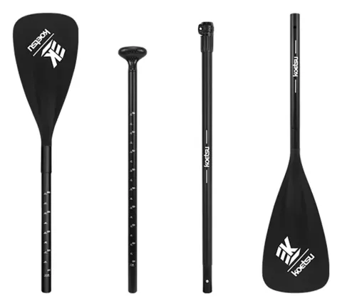 Paleta SUP ajustable de aleación de aluminio, tabla de Paddle de pie, paleta retráctil portátil, paletas individuales y dobles