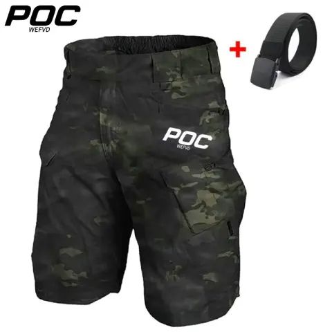 2025 POCWEFVD pantalones cortos de senderismo para bicicleta, pantalones cortos deportivos para motocicleta, pantalones cortos para hombre de montaña, ropa para bicicleta, pantalones Corto Enduro