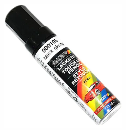 Motip rotulador de pintura negro brillo de 12 ml