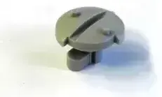 Clip para fijar la rejilla exterior de frigorificos Dometic color gris. Ref. 76-295176695