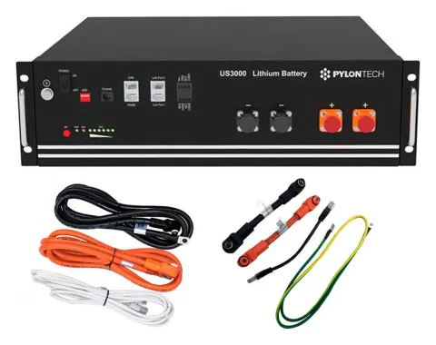 Batería Litio 3.5kWh Pylontech US3000C 48V