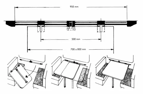 Corredera de mesa