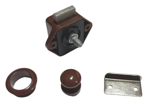 Cierre Push-Lock Mini Color Marrón