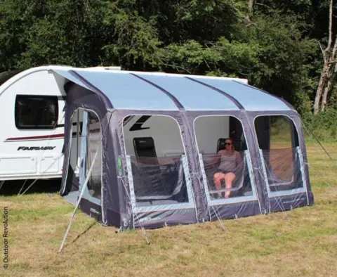 Avance ligero Caravana hinchable Teilzelt E-Sport Air 400