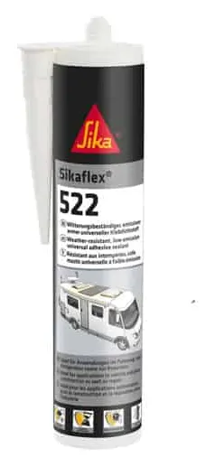 SikaFlex 522 Sellador para caravanas y autocaravanas, 300 ml