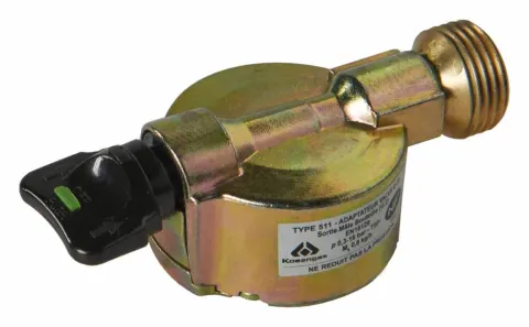 Adaptador para botellas de 6 kg de Primagaz o Totalgaz, Antargaz, Elf diam. 20 mm