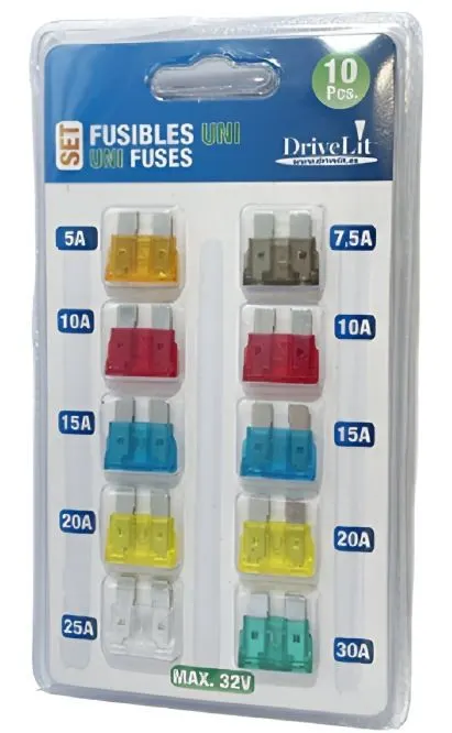 Set de 10 Fusibles