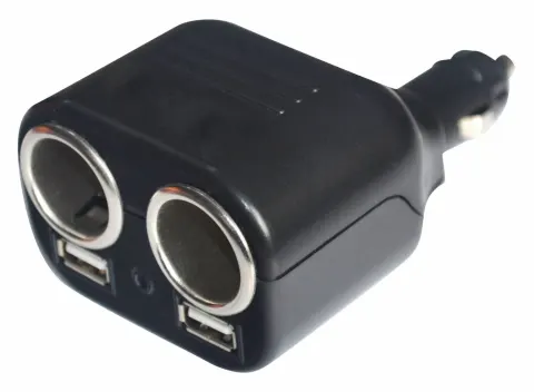 Regleta doble de 12 voltios y USB INOVTECH