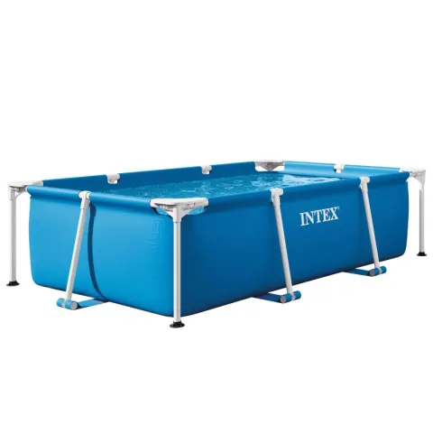 Piscina desmontable rectangular metal frame 2,2 metros